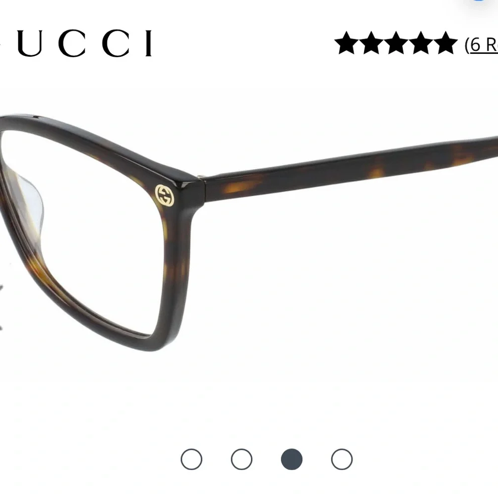 Gucci Tortoise Square Glasses - Picture 2 of 5